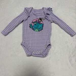 Little Sleepies Disney Monsters Inc Bamboo Bodysuit Newborn Sulley Boo VGUC